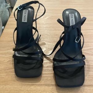 Black strapped Heels